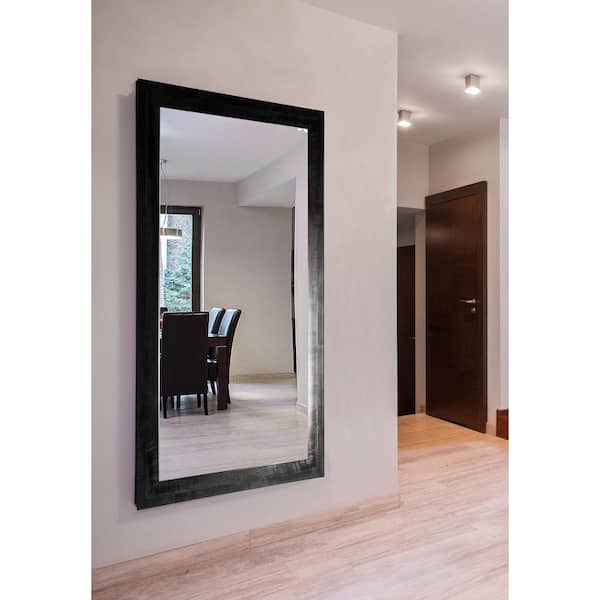 Unbranded Oversized Rectangle Black And Gray Modern Mirror (62 in. H x 33 in. W)