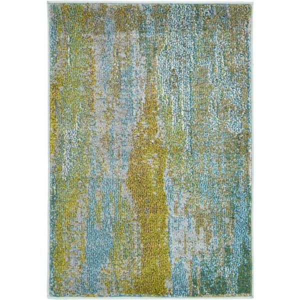 Jardin Lilly Turquoise 2' 2 x 3' 0 Area Rug