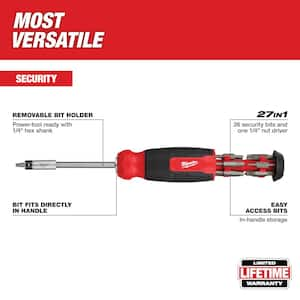 27-in-1 Tamperproof Multi-Bit Screwdriver