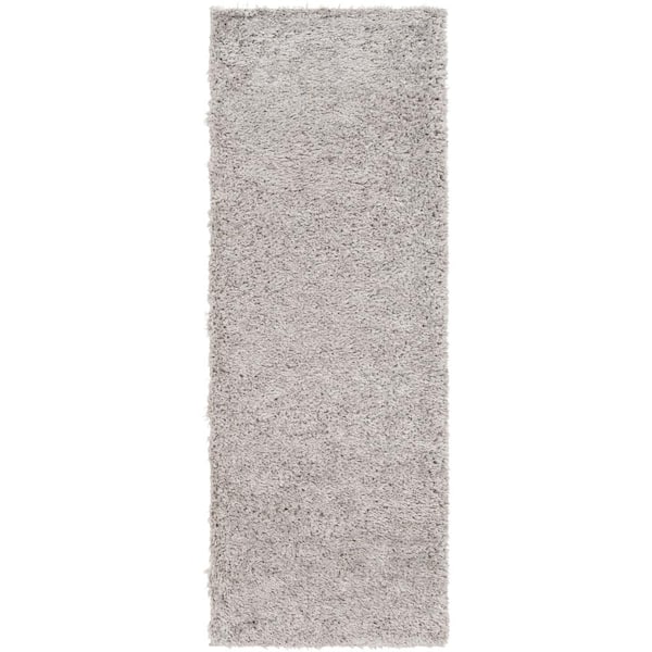 Artistic Weavers Verde Gray Solid 3 ft. x 7 ft. Indoor Runner Area Rug