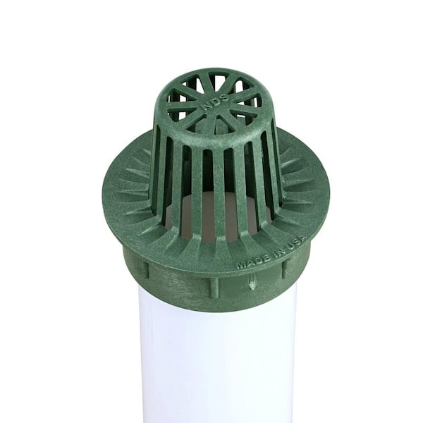 3 in. and 4 in. Combo Plastic Atrium Grate, Green