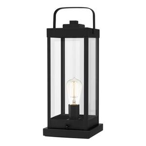 Westover 18 in. 1-Light Earth Black Outdoor Table Lamp