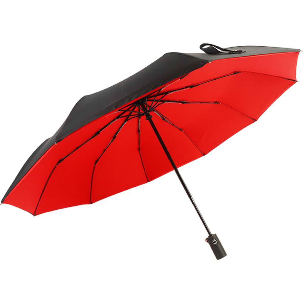 Pro Space 41.5 in. Folding Rain Umbrella, Auto Open and Close Red ...