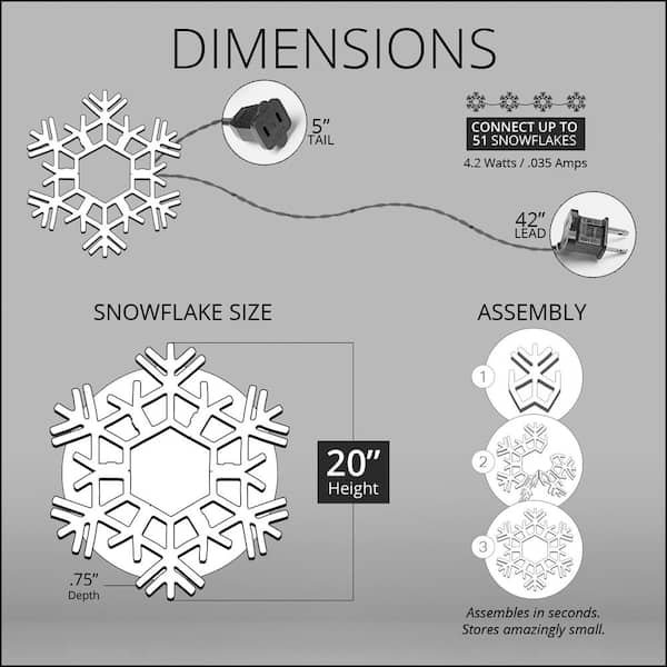 Snowflake Cutouts Assorted 9 Count