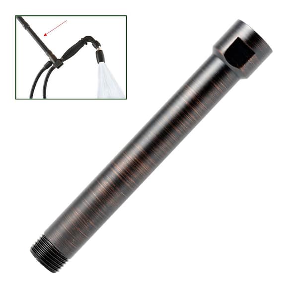 Exclusive 6 in. Solid Metal Shower Arm Extension in Oil Rubbed Bronze