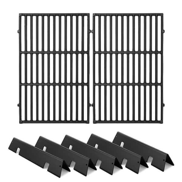 Porcelain Steel 7638 Grill Grates & 7636 Flavorizer Bars Grill Kit for Weber Kit for Weber Spirit 310,320,330