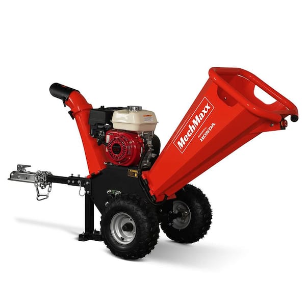 4 in. 6.5 HP 196 cc Gas Powered Wood Chipper with Honda GX200 Engine
