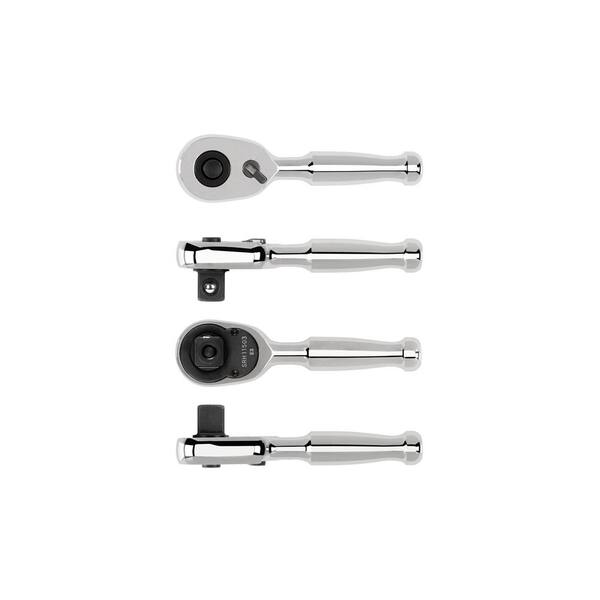 TEKTON 3/8 in. Drive x 3 in. Quick-Release Small Body Ratchet