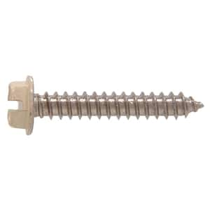 #8 3/4 in. Slotted Hex-Head Sheet Metal Screws (20-Pack)