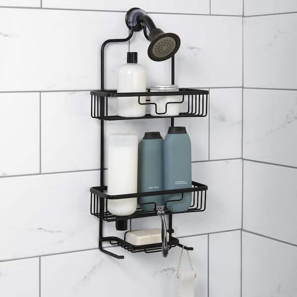 Kenney Home Hanging Shower Caddy, Chrome, Heavy Duty