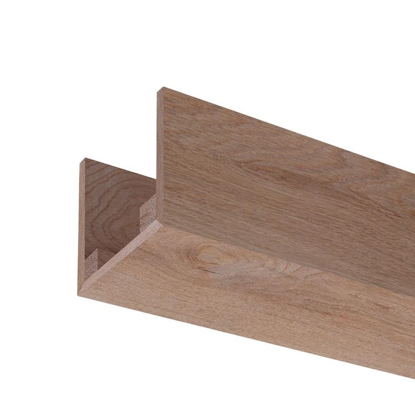 Ornamental Mouldings 5.5 in. W x 5.5 in. H x 92 in. L Natural White Oak Box Faux Beam