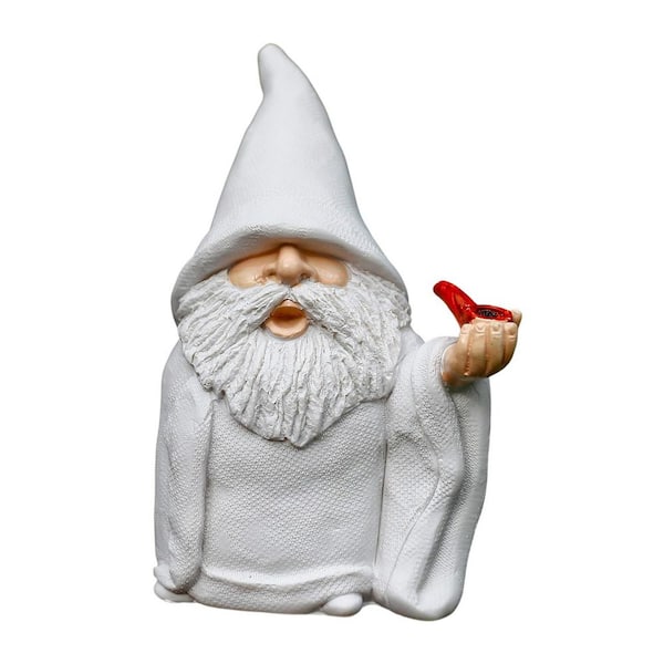 Funny Gnomes, 5.9 in. Pipe Naughty Gnomes Garden Statue Decor for Home Outdoor Patio Lawn Yard Halloween