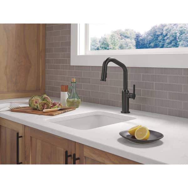 Cordova Matte Black Single Handle Bar Faucet