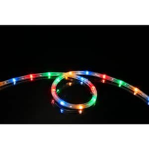 48 ft. Multi-Color All Occasion Indoor Outdoor LED Rope Light 360Directional Shine Decoration (2-Pack, 96 ft. Total)