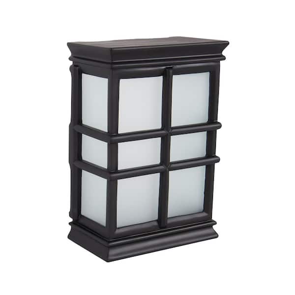 Wired Classic 2-Note Doorbell Chime for Front Door, Single-Note for Second Entrance, Hand-Carved Window Pane in Black