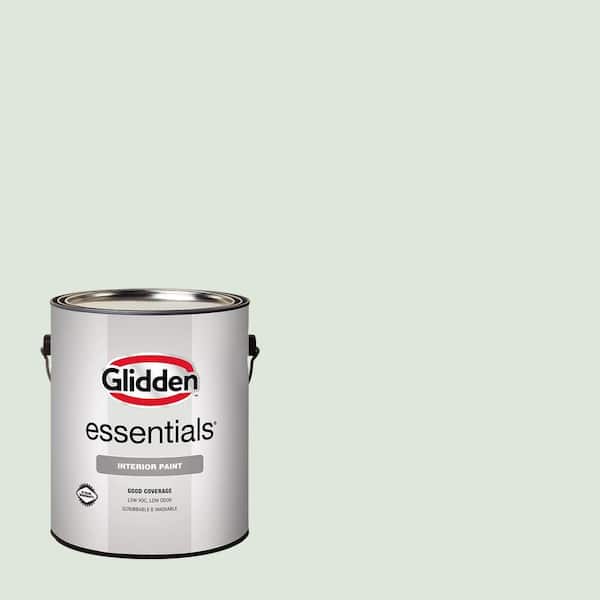 Glidden Essentials 1 gal. PPG1129-1 Cloudy Day Flat Interior Paint
