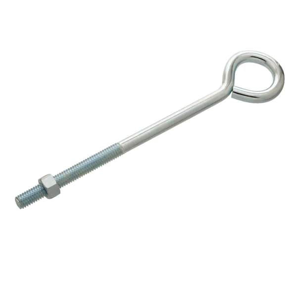 Everbilt 3/8 in. x 5 in. Zinc-Plated Eye Bolt with Nut
