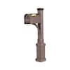 Postal PRO Bronze The Lexington Mailbox and Post Kit PP350BR