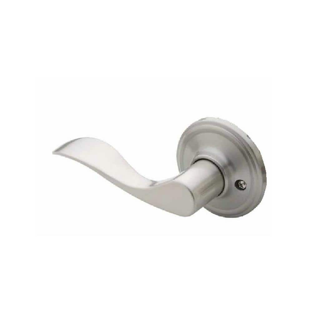 Copper Creek Wave Satin Stainless Dummy Lockset Door Lever