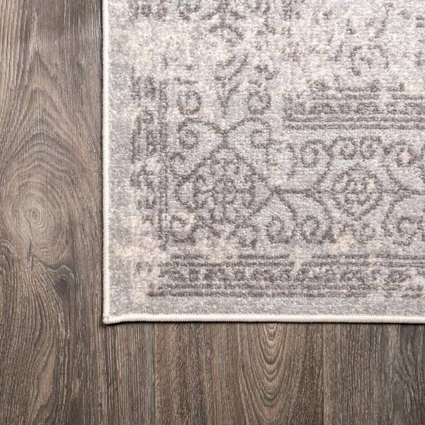 JONATHAN Y Ferro Filigree Modern Gray Gray/Dark Gray 8 ft. x 10 ft. Area Rug - image 5