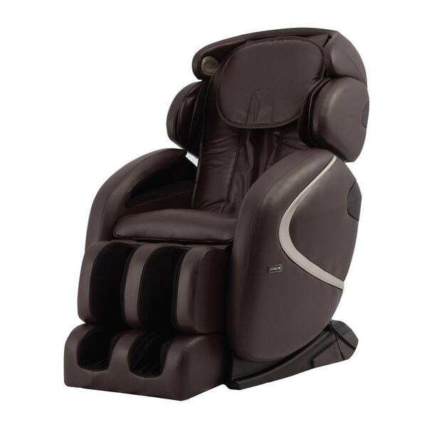 TITAN Osaki Brown Faux Leather Reclining Massage Chair