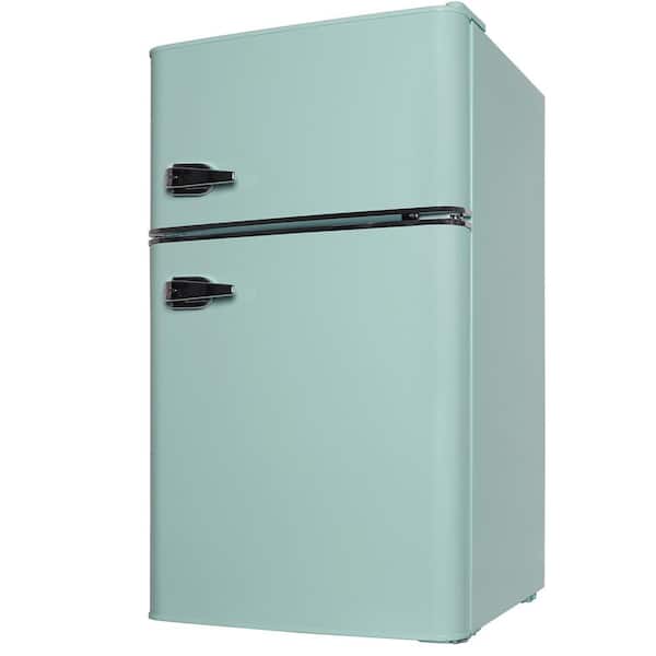 JEREMY CASS 4.0 cu.ft. Mini Refrigerator in Silver with Freezer, 5 Settings  Temperature Adjustable, 2 Doors LMRF301 - The Home Depot