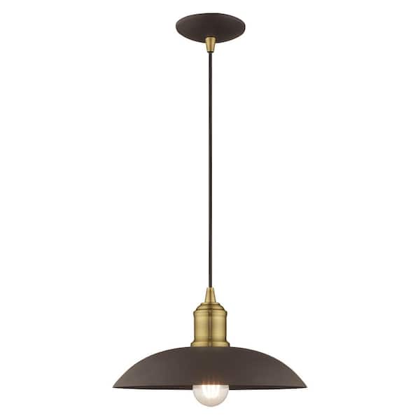 AVIANCE LIGHTING Braxton 1-Light Bronze Pendant