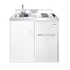 Summit Appliance 60 in. Compact Kitchen in White C60ELGLASS1P - The Home  Depot