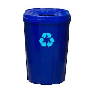 55 gal. Blue Recycling Bin