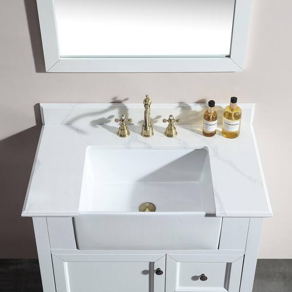 FORCLOVER 36 in. W x 22 in. D x 35 in. H Undermount Single