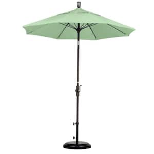 7-1/2 ft. Fiberglass Collar Tilt Double Vented Patio Umbrella in Spa Pacifica