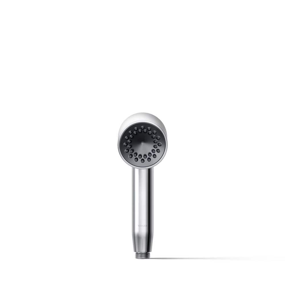 Compact Chrome Single Function Handheld Shower Head