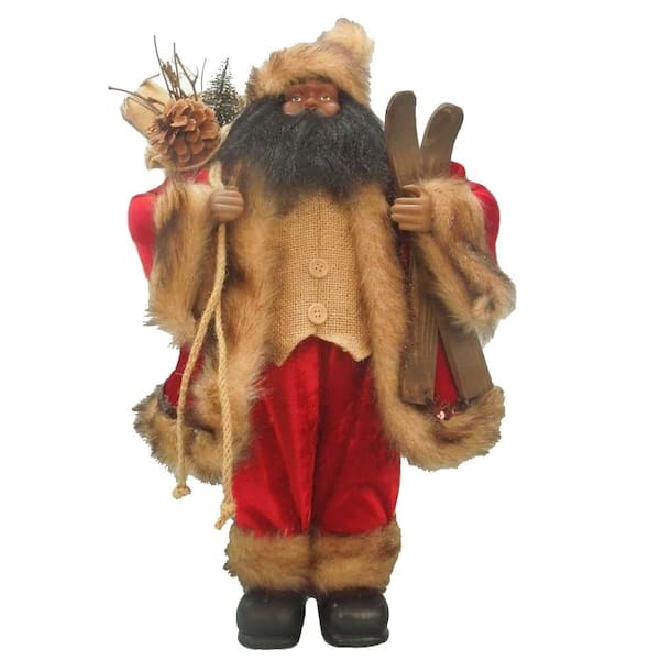 Home Accents Holiday 18 in. Fabric Santa