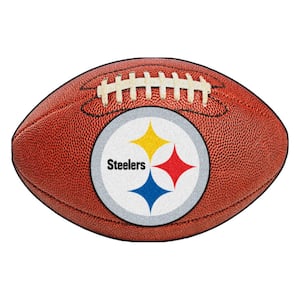 NFL Pittsburgh Steelers Photorealistic 20.5 in. x 32.5 in Football Mat