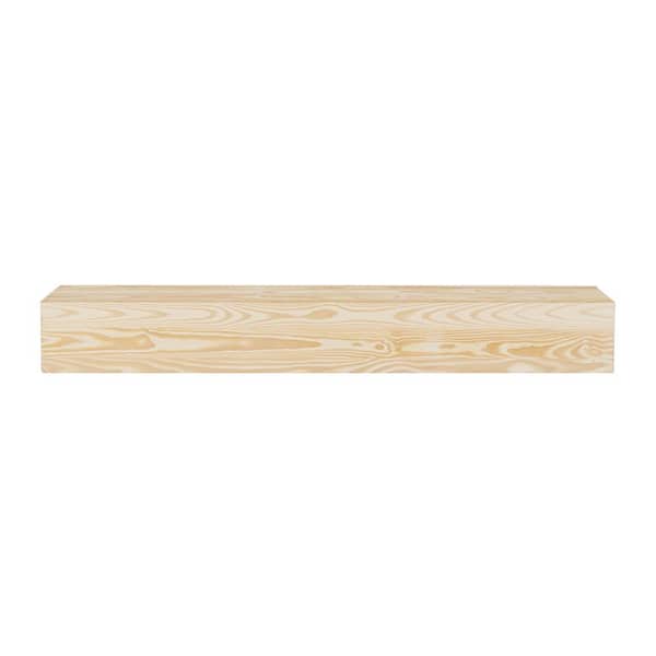 Pearl Mantels The Hastings 4 ft. Unfinished Cap-Shelf Mantel