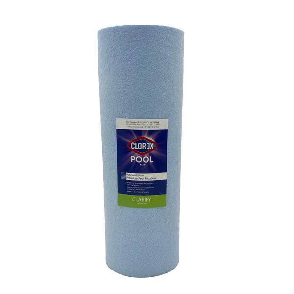Clorox Platinum Edition 8.5 in. Dia Premium Pool Filter Cartridge Replacement for Hayward C-1100
