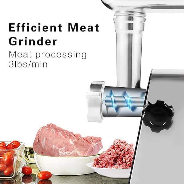 Tebru Kitchen Utensil,Household Aluminum Alloy Manual Meat Grinder Meat  Spice Grinding Tool Kitchen Utensils,Spice Grinder