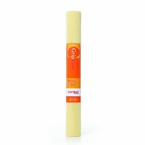 Beaded Grip 18 in. x 5 ft. Almond Non-Adhesive Drawer and Shelf Liner (6 Rolls)