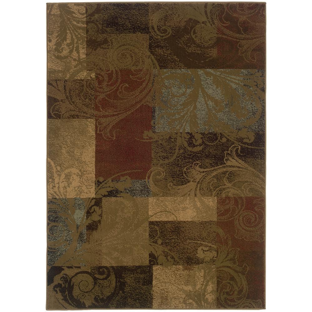 Home Decorators Collection Eaton Multi 8 ft. x 11 ft. Area Rug ...