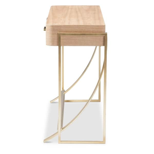 Amarolo Narrow Wooden Console Table - Natural