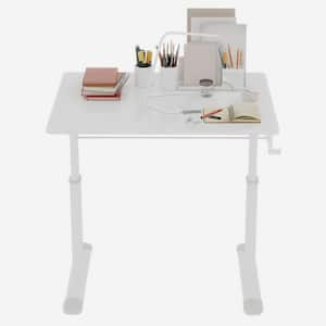Noble House Dunford 31.5 in. Rectangle Grey Plus White Wood and Metal ...