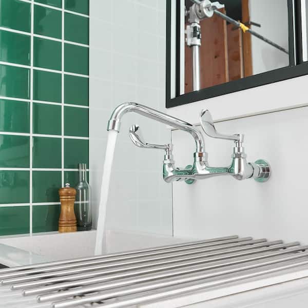 BWE 2-Handle Commercial Sink Faucet with 12