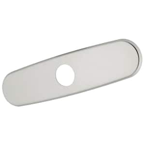 10 in. Euro Escutcheon in Stainless Steel