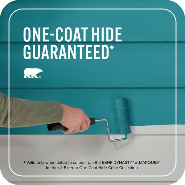 BEHR MARQUEE - 1 gal. #PPU13-01 Caribe Satin Enamel Exterior Paint & Primer