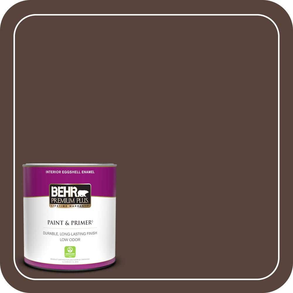 1 qt. #BXC-78 Cordovan Leather Eggshell Enamel Low Odor Interior Paint & Primer product image for price tracking