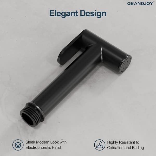 GRANDJOY 1-Handle Hot and Cold Bidet Faucet Solid Brass Body