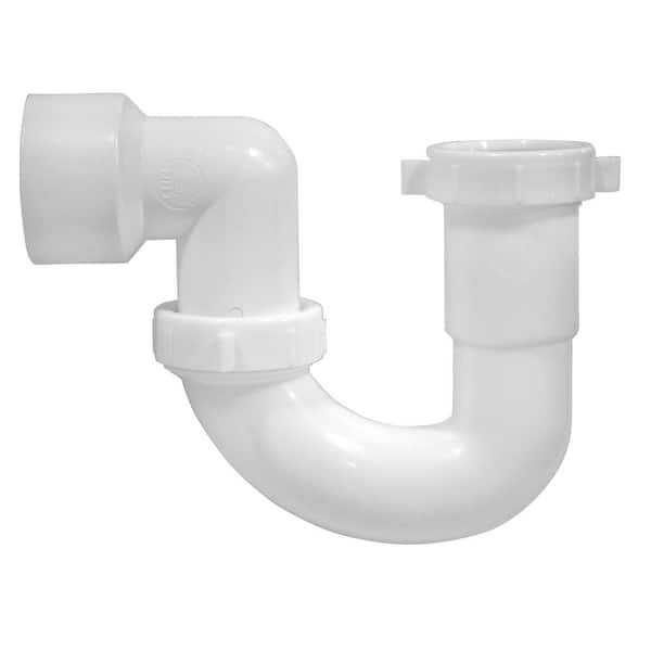 Oatey 1-1/2 in. White Plastic Sink Drain P-Trap