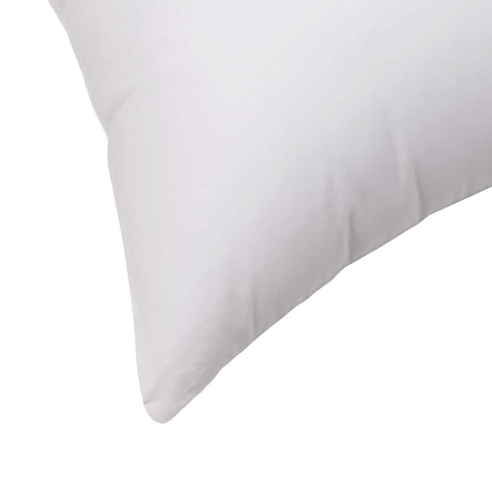 White Hypoallergenic Polyester Euro Pillow Set