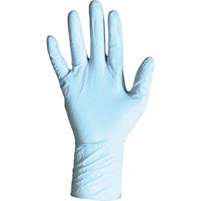 Blue 8 mil Disposable Nitrile Exam Gloves, Powder Free (25-Pairs)