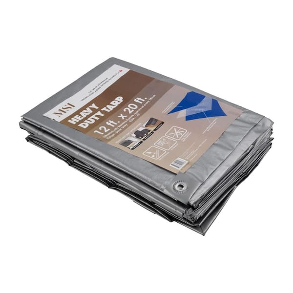 12 ft. W x 20 ft. L Heavy Duty 7.5 MIL Tent Canopy Tarp